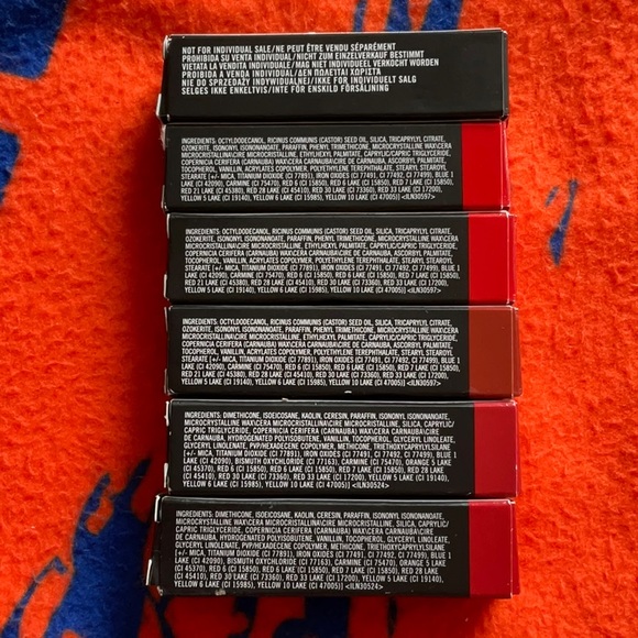 MAC Retro Matte and Matte Lipsticks in Chili, Lady Danger, and Ruby Woo, NIB - Picture 4 of 6